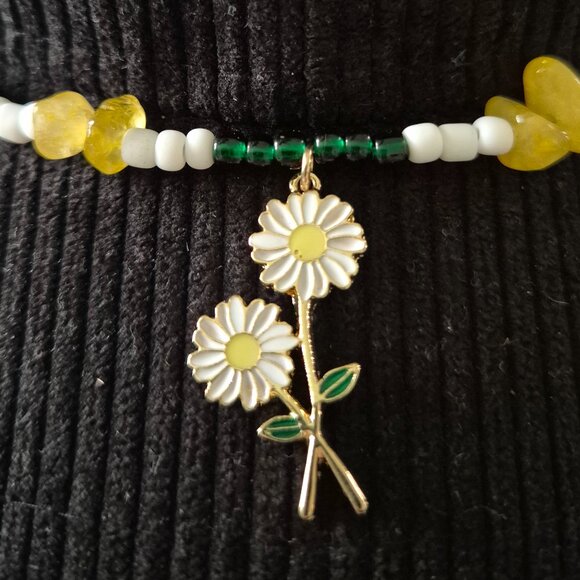 LoneStar Luxe Daisy Hat Band • Beaded Western Boho Accessory - Picture 1 of 4